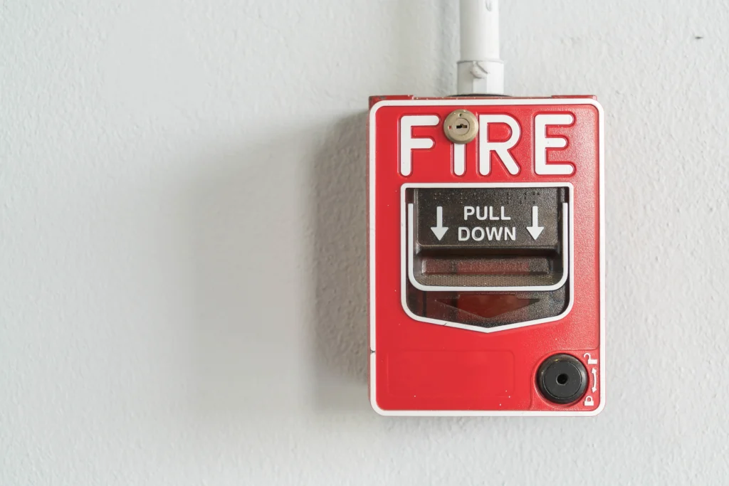 Fire alarm device integrated with security alarm systems in Kerala